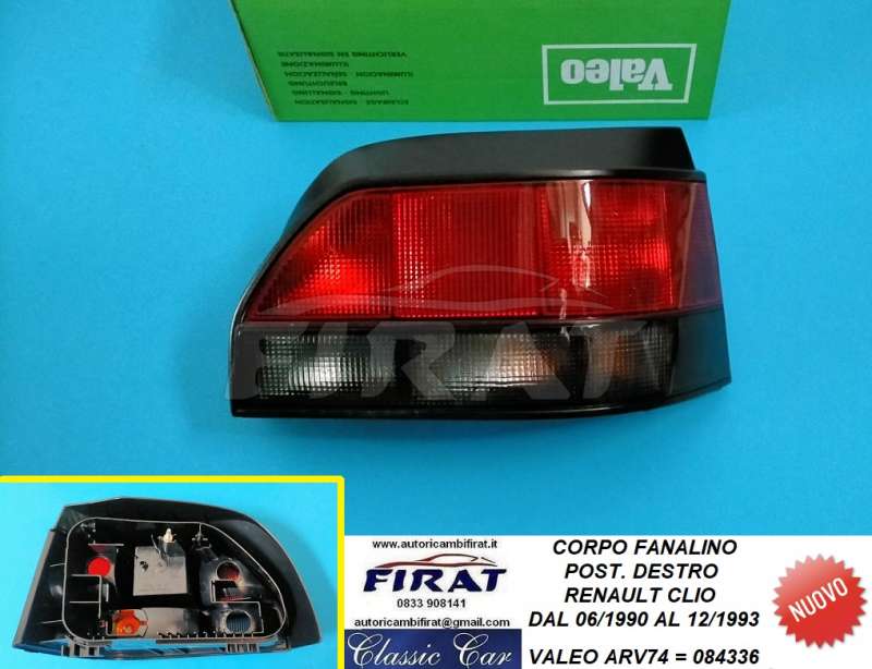 FANALINO RENAULT CLIO 90 - 93 POST.DX (ARV74)